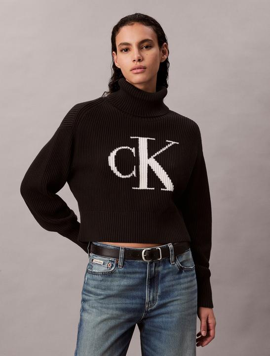 Produktbild Calvin Klein Jeans Blown Up Ck Loose Sweater Contra (M)