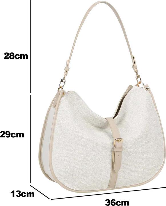 Immagine prodotto Gallantry Damen Hobo Tasche Veloursoptik