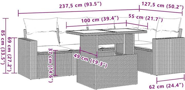 Produktbild vidaXL Kaylani