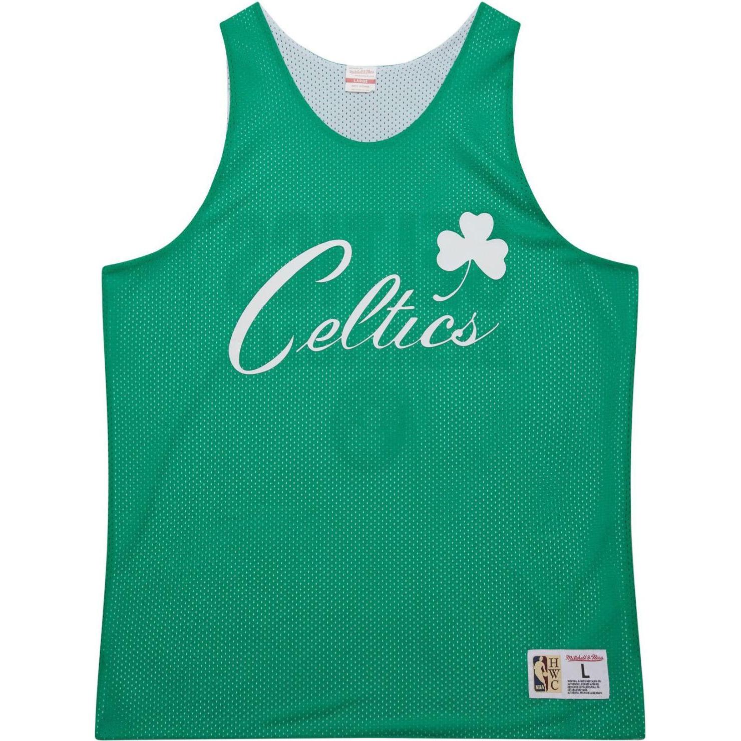 Mitchell & Ness, Herren, Sportshirt, M&N REVERSIBLE Tank Top Jersey Boston Celtics - M (M), Grün, M