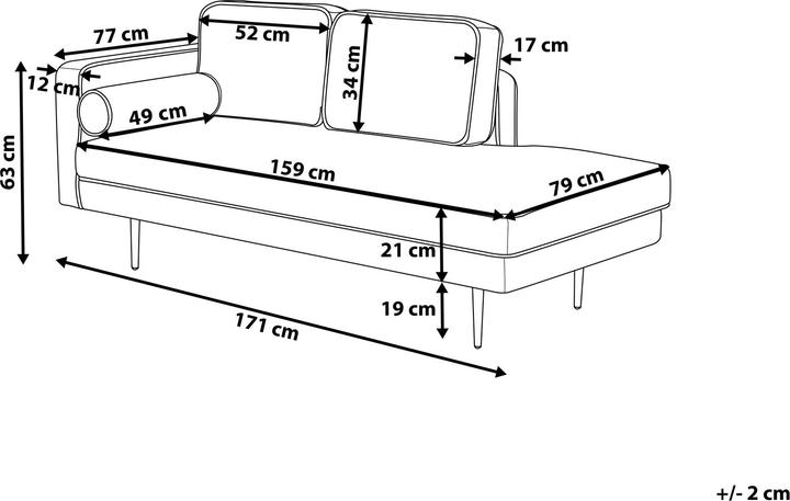 Actual product image Beliani Miramas (Recamiere)