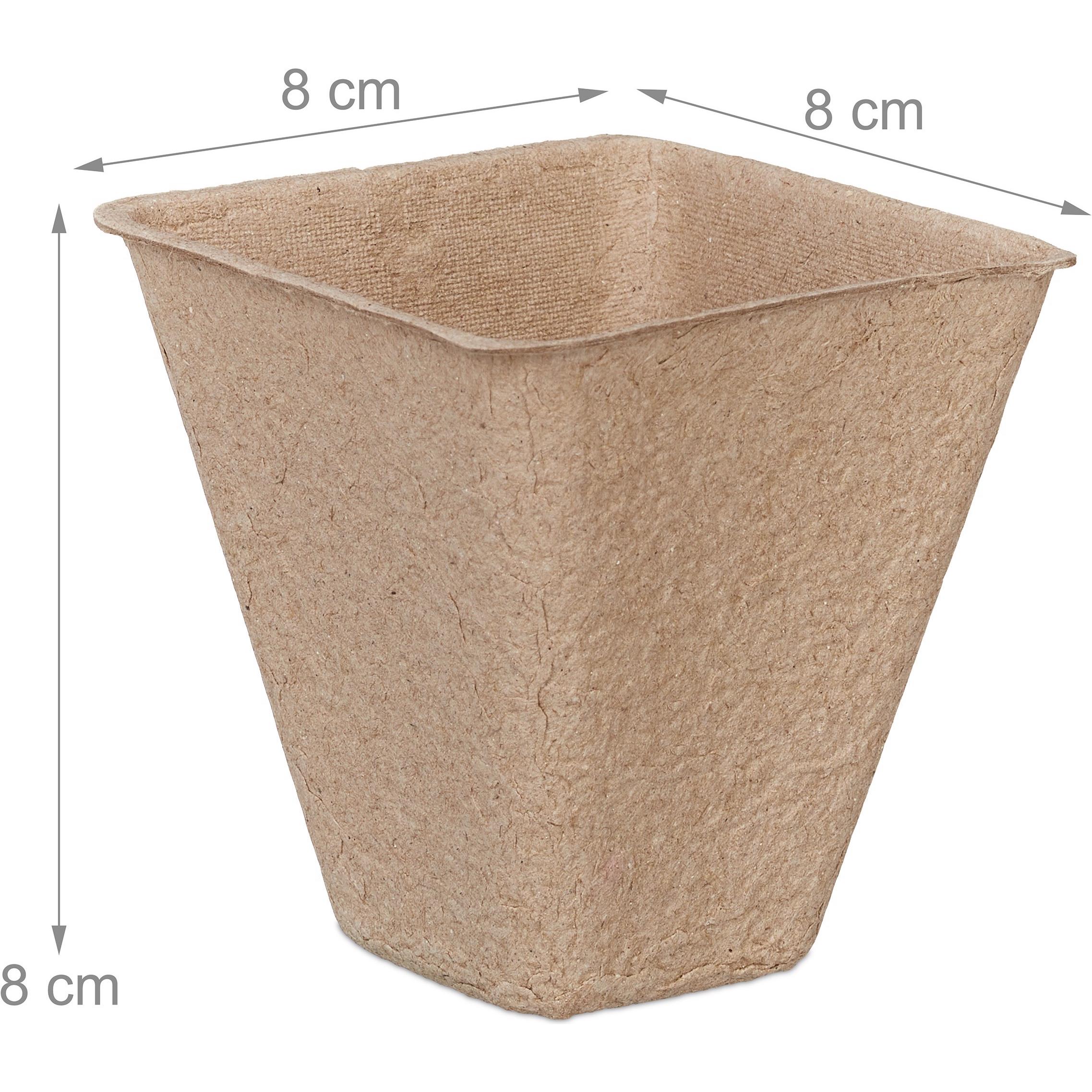 Thumbnail - Relaxdays, Anzuchttöpfe + Anzuchtschalen, Anzuchttöpfe