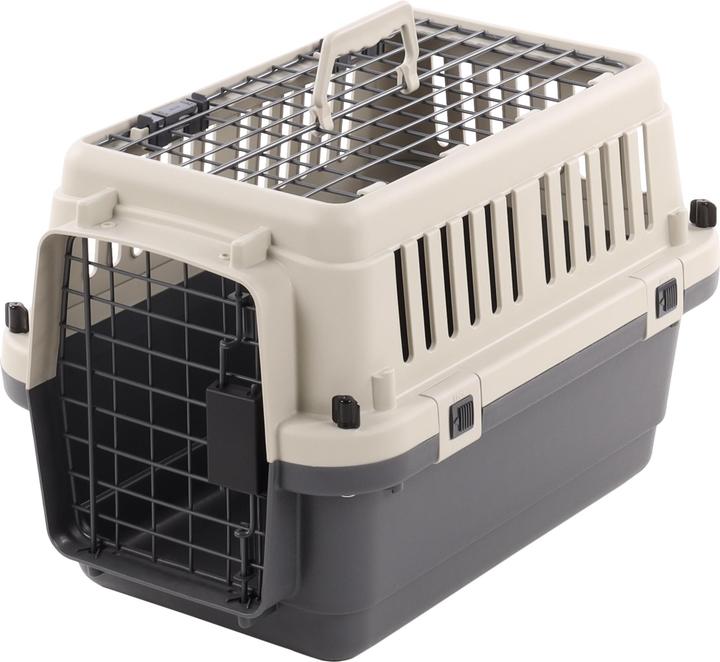 Flamingo Transportkäfig für Haustiere (Hund, Katze, Sicherheitsverschluss, Waschbar)