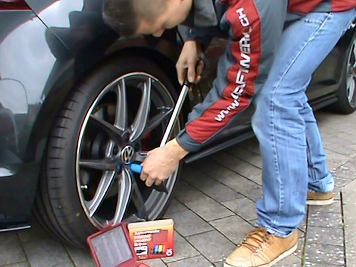 Actual product image Kraftwerk Impact socket wrench set (17 mm, 19 mm, 18 mm)