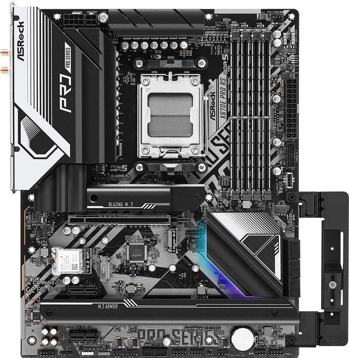Image du produit AsRock X670E PRO RS AMD AM5 X670E ATX (AM5, AMD X670E, ATX)