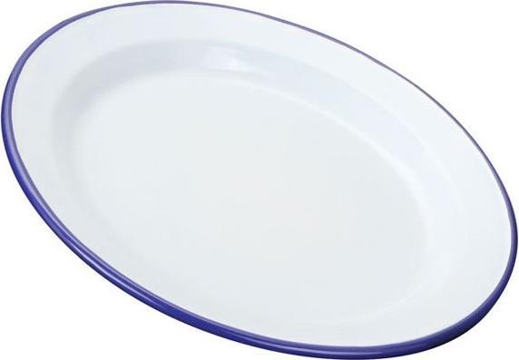 Produktbild RodyTime Teller flach Emaille weissblau Ø 25 cm (25 cm)