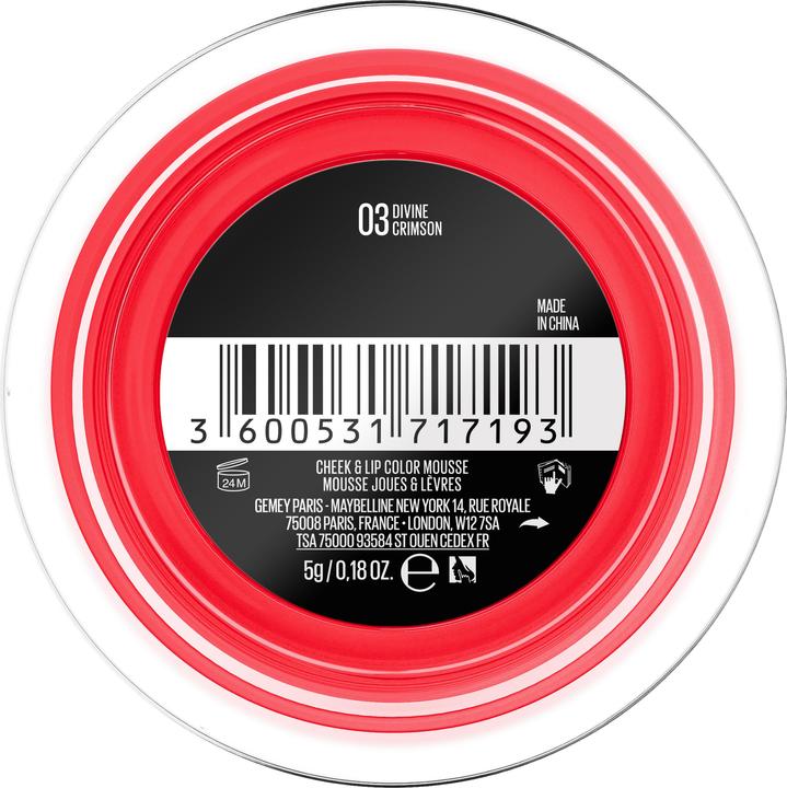 Actual product image Maybelline New York Cloudtopia (DIVINE CRIMSON)