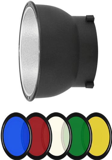 Produktbild Rollei 45° Reflektor-Set mit Farbfolien (Reflektor)