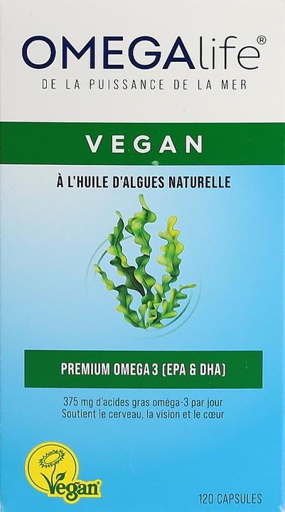 Produktbild Omega-Life Algenöl (120 Stück, Kapseln, 127 g)