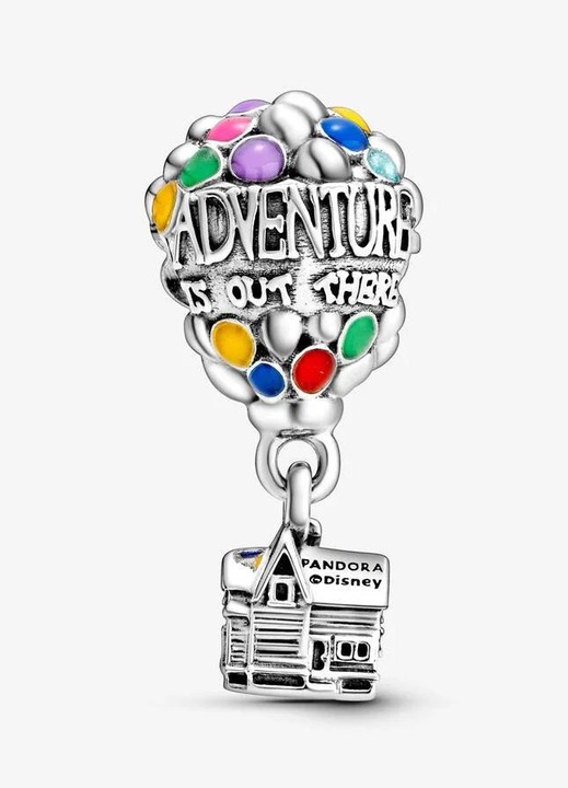 Actual product image Pandora Disney Pixar’s Oben Haus und Ballon (Silver 925, Enamel)