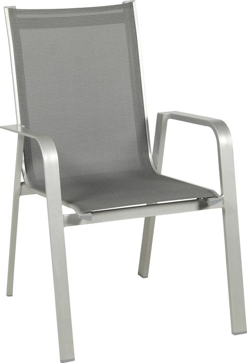 Actual product image Acamp Set 4x URBAN stacking chairs + 1x ACAPLAN Loft table 160x90cm platinum slate (160 cm)