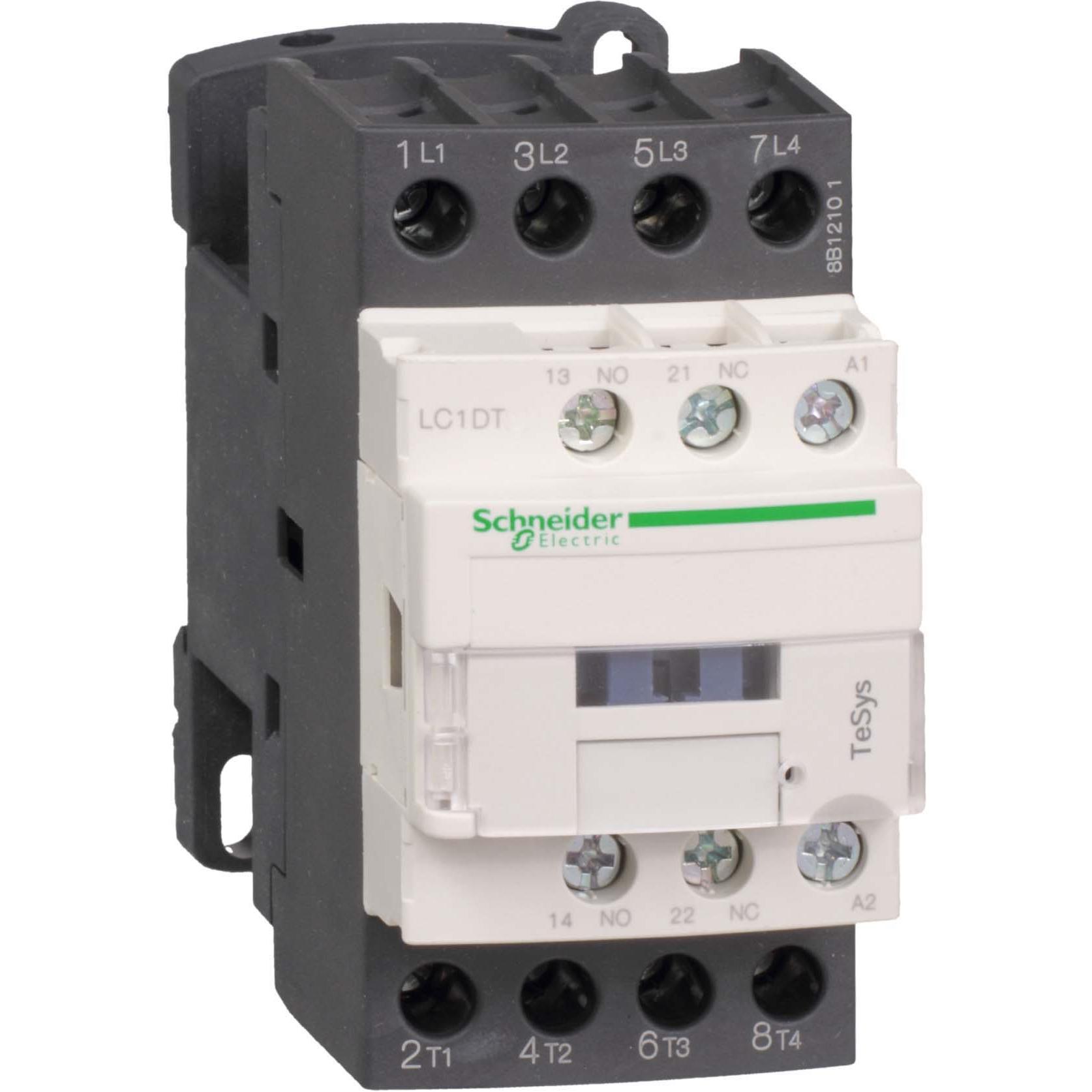 Schneider Electric Spuln-Schütz 4polig NO,25A,220VDC,AC-1, Relais
