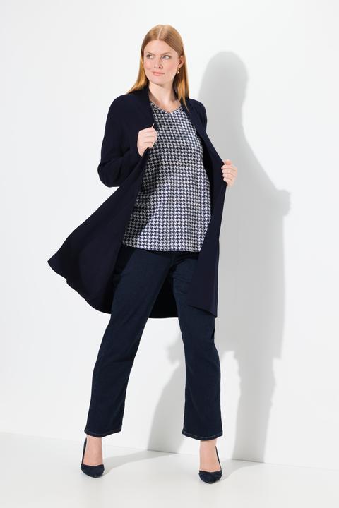 Produktbild Ulla Popken Strickjacke, lange, offene Form, weicher Feinstrick (50, 52)