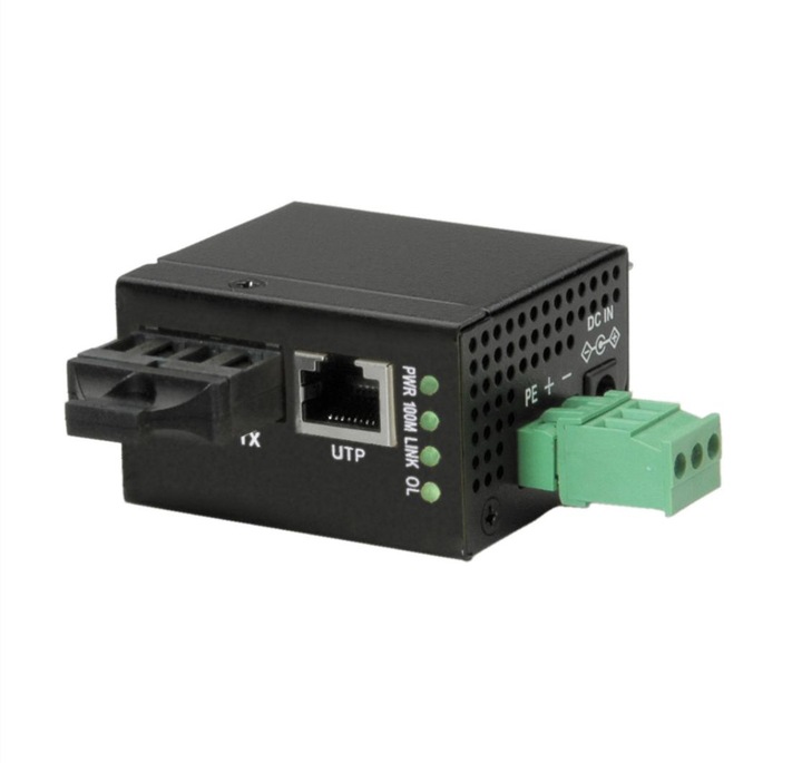 Immagine prodotto Roline Mini convertitore industriale, 10/100T-100SC