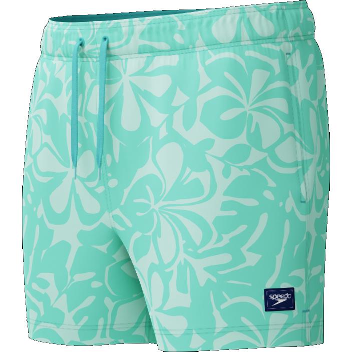 Speedo, Uomini, Costume da uomo, Print Redondo Edge Volley 14", Blu, (L)