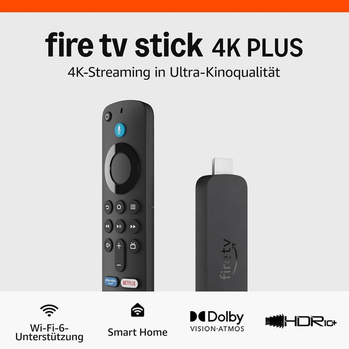 Productafbeelding Amazon Fire TV Stick 4K Plus für Wi-Fi 6, HDR10+ (8 GB)