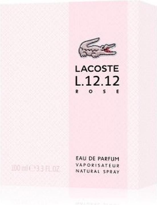 Actual product image Lacoste L.12.12 Rose (Eau de parfum, 100 ml)