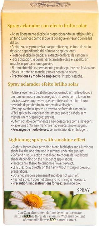 Immagine prodotto Inteacosmetics CAMOMILA loción cabello reflejos rubios 100 ml (100 ml, Shampoo liquido)