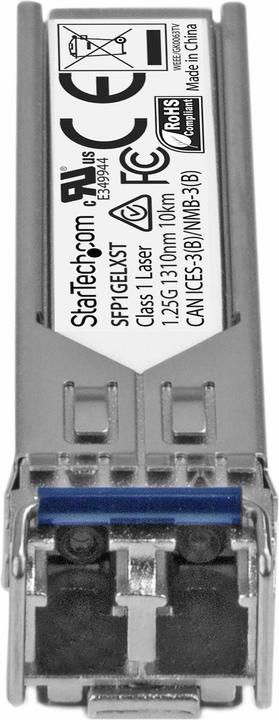 Actual product image StarTech Juniper SFP-1GE-LX compatible SFP - Gigabit Fibre 1000Base-LX SFP Transceiver Module - SM LC -