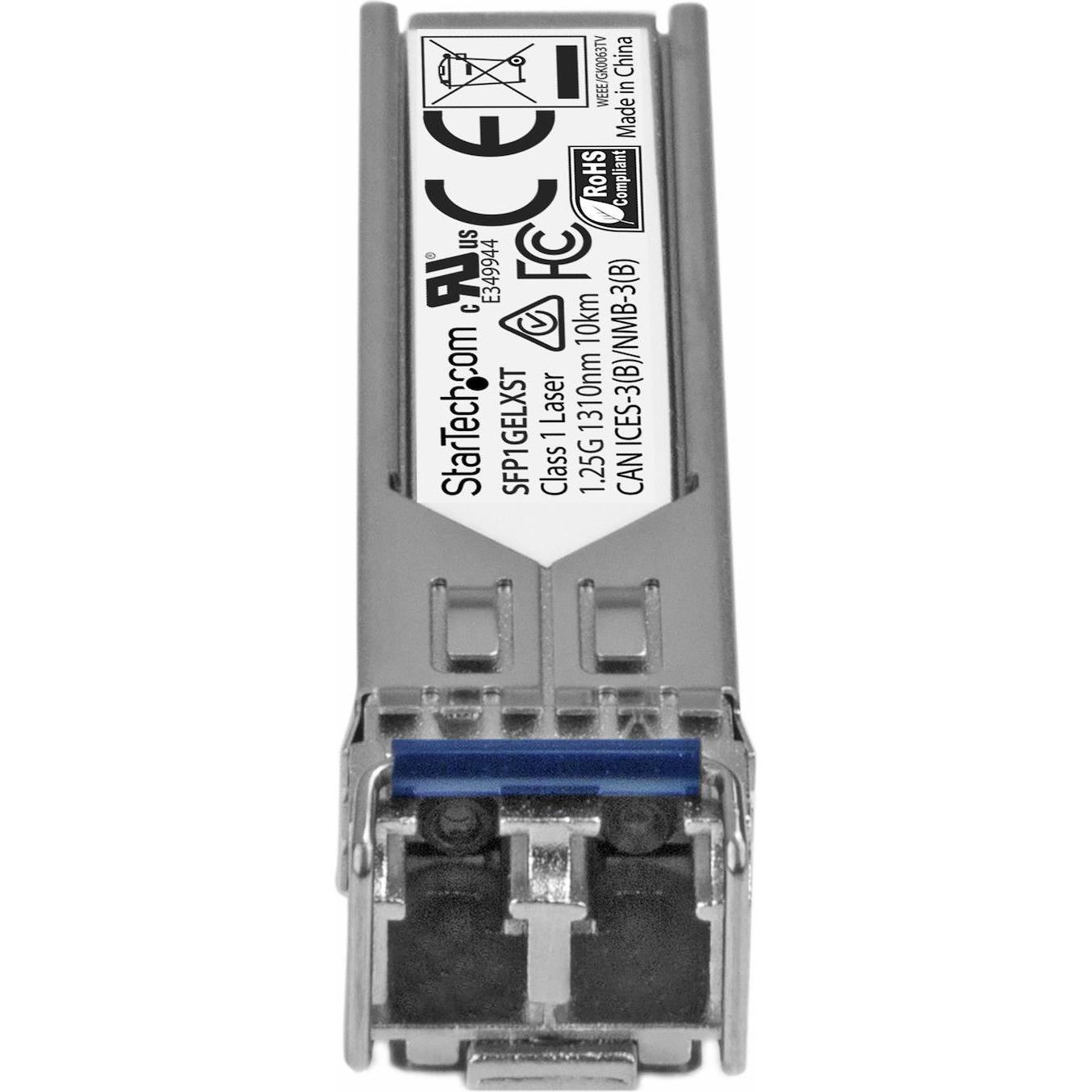 Thumbnail - StarTech Juniper SFP-1GE-LX kompatibel SFP - Gigabit Fiber 1000Base-LX SFP Transceiver Modul - SM LC - 10k..., Transceiv...