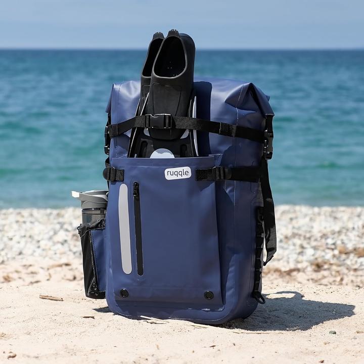 Immagine prodotto Ruqqle Wasserdichter Rucksack mit Rolltop (30 l)