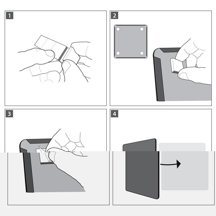 Image du produit Nobo Tableau de notes acrylique 45 cm x 60 cm, transparent (45 x 60 cm)