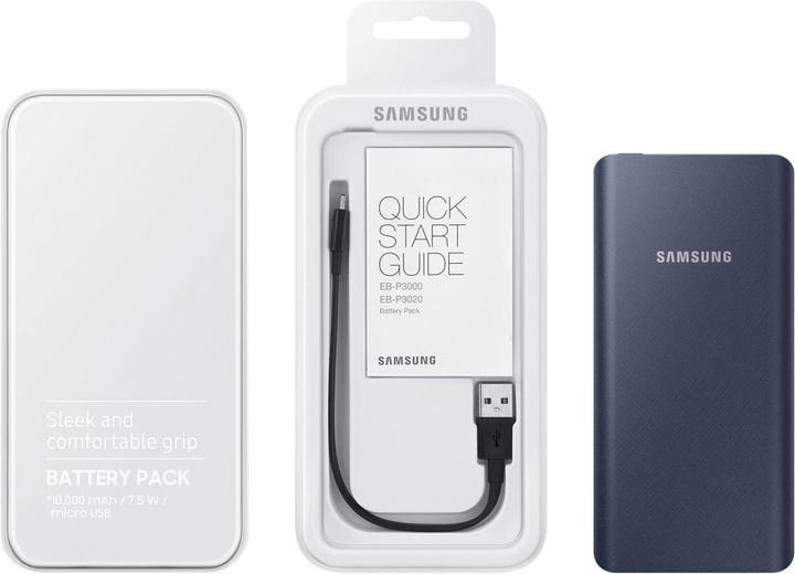 Image du produit Samsung Batterie externe EB-P3000 Micro-USB (10000 mAh, 31 Wh)