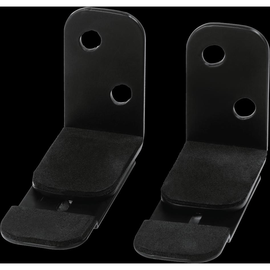 Hama Soundbar (1 Paar, Wandmontage, Höhenverstellbar), Lautsprecher Ständer + Wandmontage, Schwarz