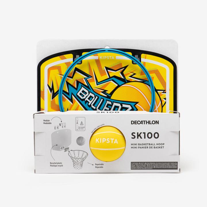 Image du produit Kipsta Panier de basket miniature - SK100 jaune/bleu