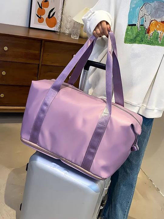 Produktbild Only-Bags.Store Reisetasche Nylon Wasserdicht Sport Turnhalle Tote Taschen, Lavendel