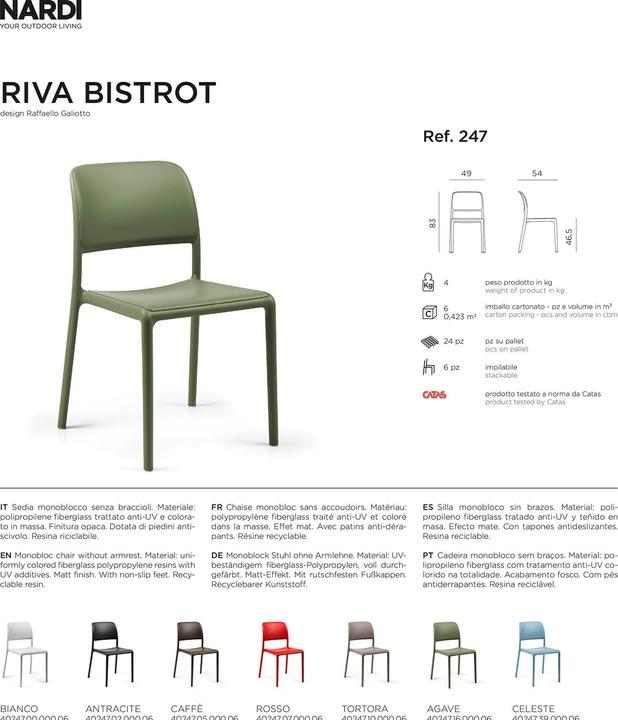 Produktbild Nardi Riva Bistrot