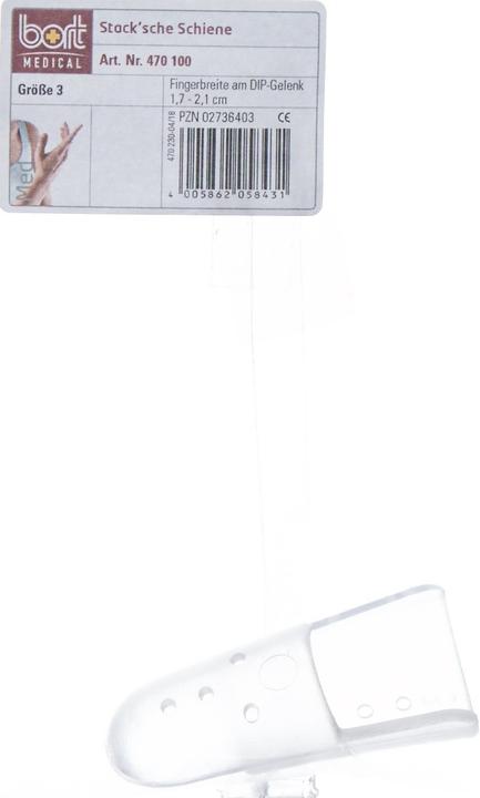 Produktbild Bort Medical Stack'sche Schiene transparent (3)