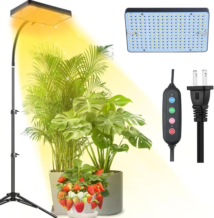 GroCruiser LED-Pflanzenlampe mit Ständer & Timer (LED)