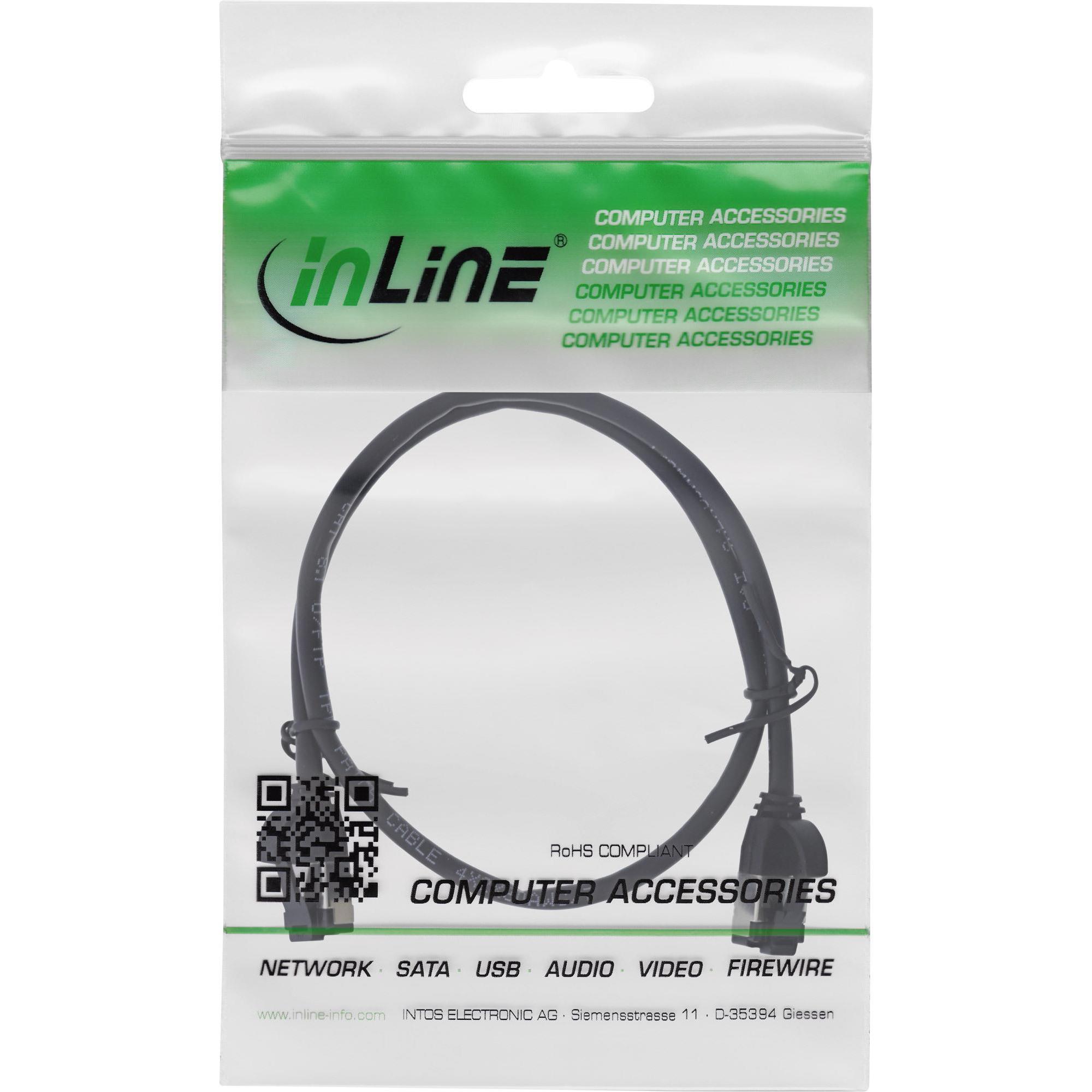 Thumbnail - InLine Patchkabel slim (U/FTP, CAT8.1, 0.50 m), Netzwerkkabel