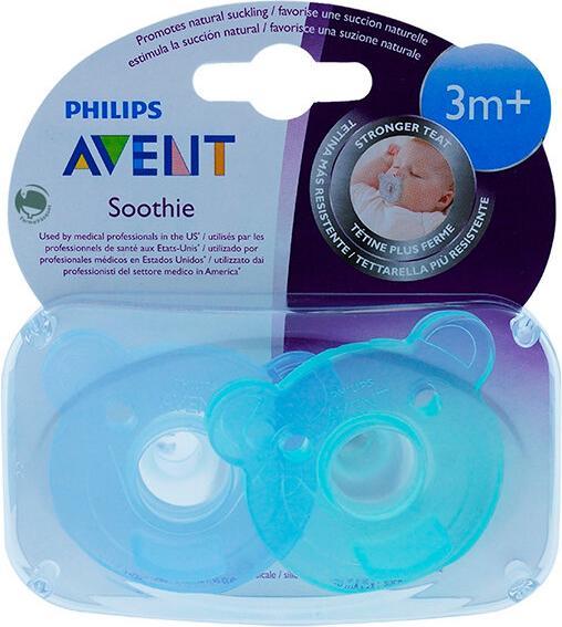 Actual product image Philips Avent Curved Soothie (2 x, up to 6 M.)