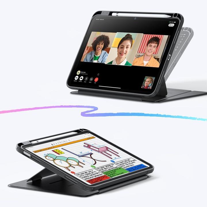 Produktbild ESR - Flip Hybrid (with Pencil Holder) - iPad 10 (2022) 10.9 / 11 (2025 - Black (Ipad 10)