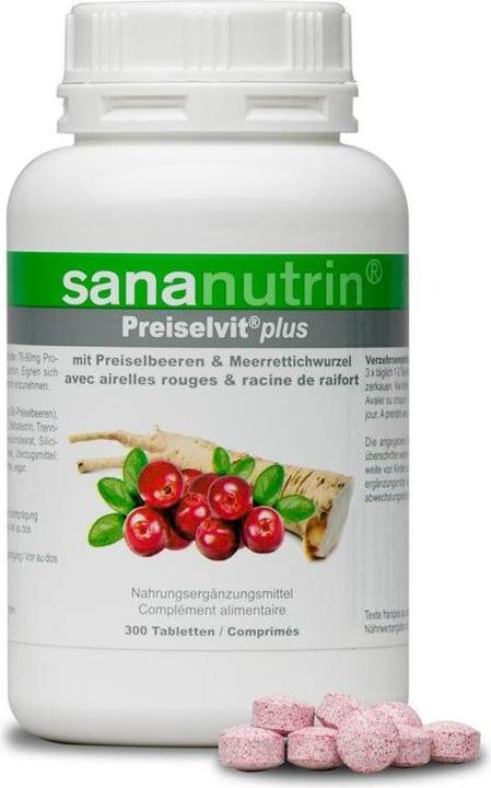 Actual product image Sananutrin Preiselvit plus tablet (300 Piece, Pills, 196 g)