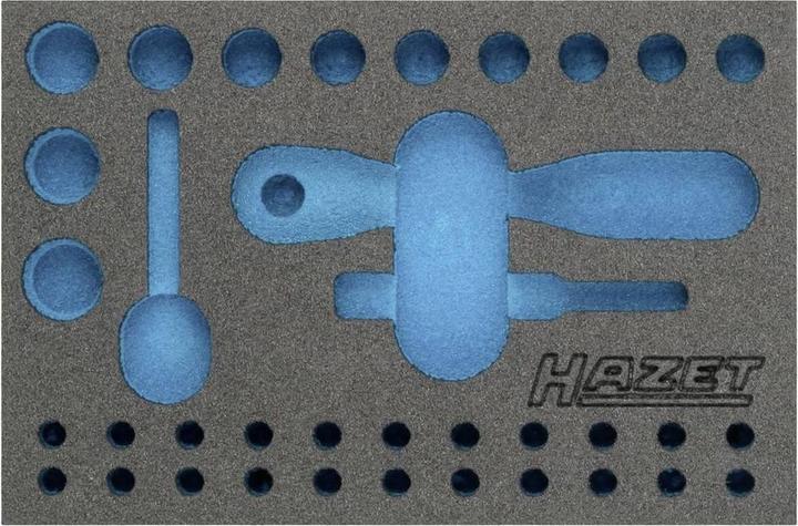 Actual product image HAZET 2C soft foam insert 163-341L