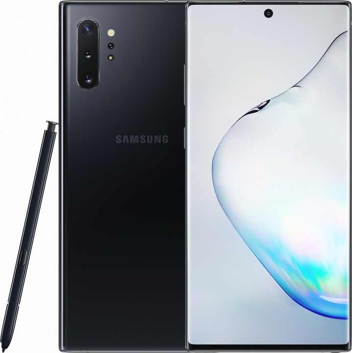 Samsung Galaxy Note 10+ (256 Go, Aura Black, 6.80", Double SIM hybride, 16 Mpx, 4G)