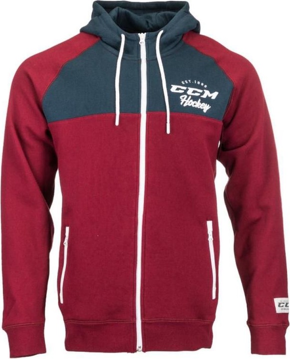 Produktbild CCM F3856 ACADEMY FULL ZIP HOOD SR (S, Grau) (S)