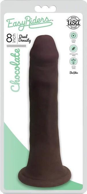 Actual product image Pipedream Easy Riders Thin Chocolate Dildo 20'30 cm