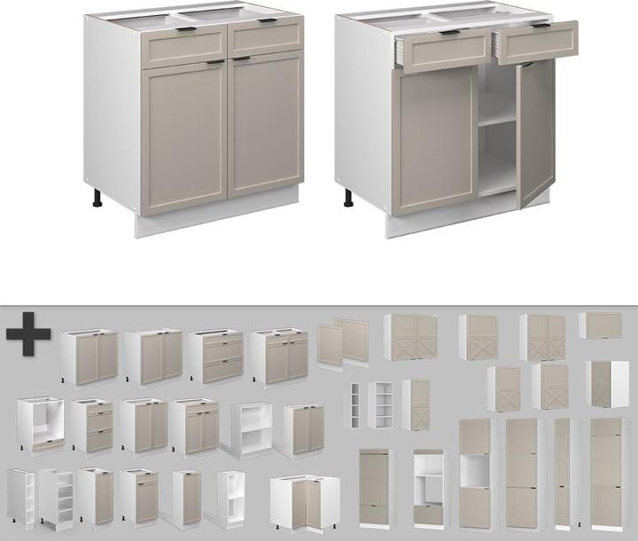 Produktbild Vicco Küchenunterschrank Fame-Line (80 x 60 x 82 cm)