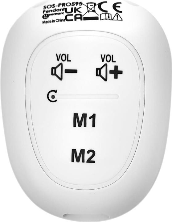 Produktbild Geemarc AMPLIDECT 595 SOS-PRO Schnurl. Notruftelefon- mit Notruf-DECT Anhänger