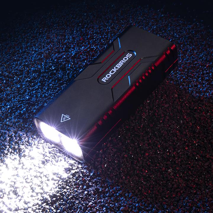 Actual product image Rockbros Bicycle lamp with power bank function (850 lm)