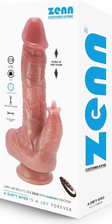 Produktbild Zenn Super Soft Realistic Dick 22 cm With Warming Function