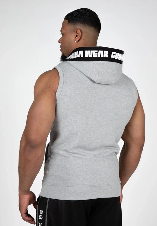 Image du produit Gorilla Wear Débardeur à capuche Milwaukee - Gris (S)
