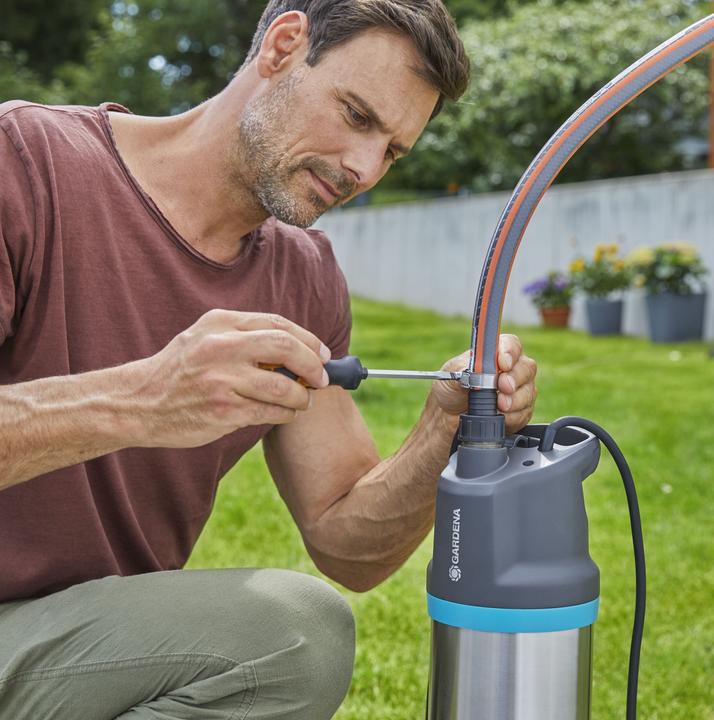 Productafbeelding Gardena Dompeldrukpomp 5900/4 Inox Automatisch (Tuinpomp, Pomp voor huishoudelijk water)