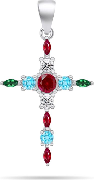 Image du produit Brilio Silver - Original silver pend Cross PT87WRBW (Argent)