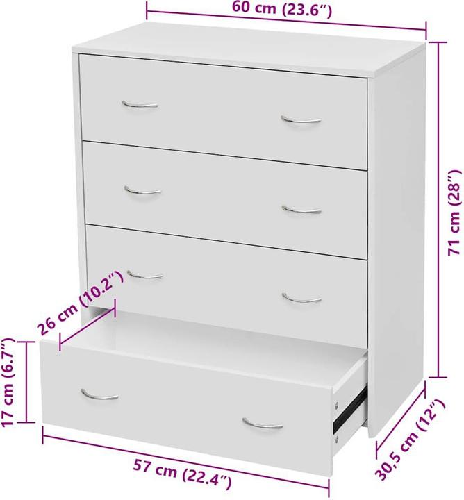 Image du produit vidaXL Sideboard (30.50 x 60 x 71 cm)