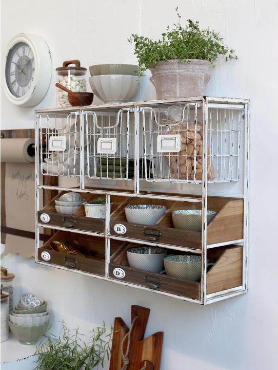 Produktbild Chic Antique Wandregal (21 x 47 x 52 cm)